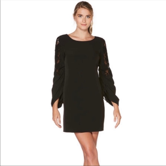 Laundry Black Mini Cocktail Party Dress Size 12 - Picture 9 of 9